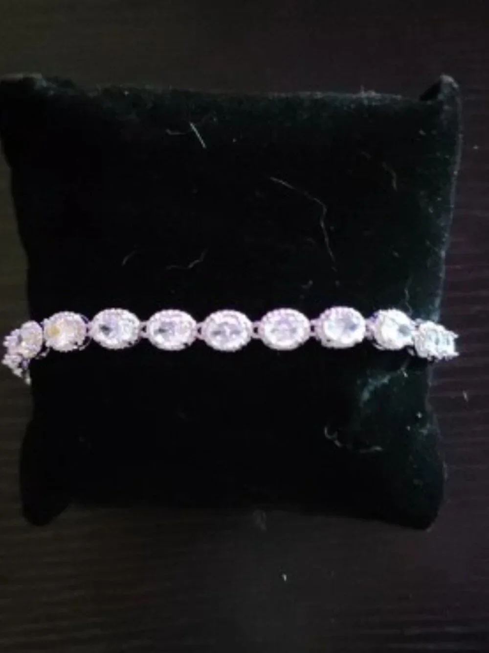 Silver Crystal Tennis Bracelet - Elegant Women’s Jewelry